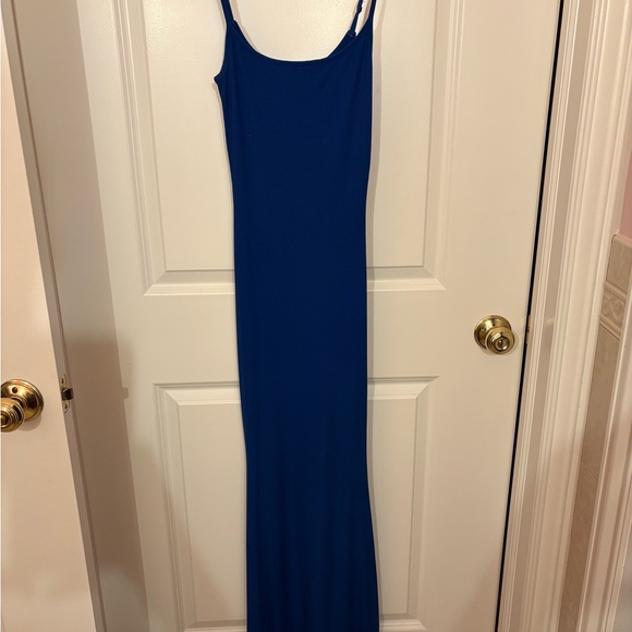 SKIMS Cobalt Blue Long Slip Dress Size Small NWT - Picture 10 of 12